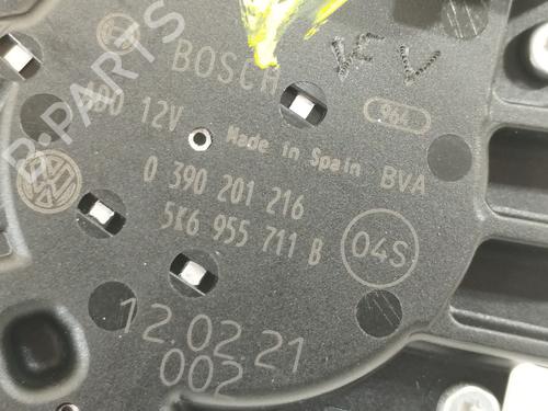 Rear wiper motor VW GOLF VI (5K1)  | BP4889375M102 