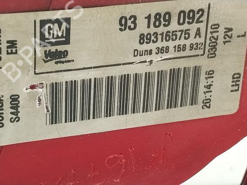 Left taillight OPEL CORSA D (S07) 1.4 (L08, L68) | BP33287605C34 - Image 5