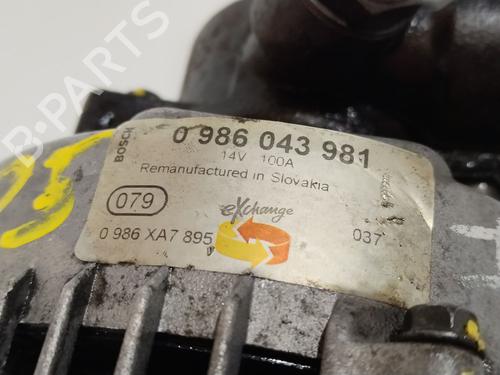 Alternator OPEL ASTRA G Hatchback (T98) 1.7 DTI 16V (F08, F48) | BP30933512M7 