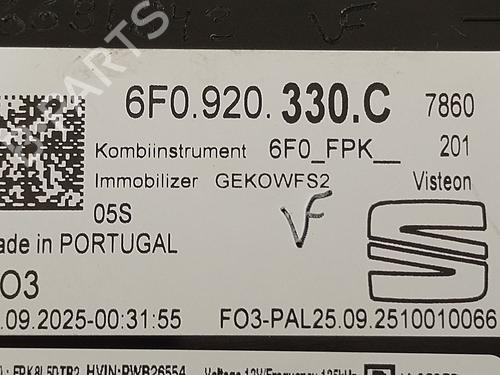 Instrument cluster SEAT ARONA (KJ7, KJP) 1.0 TGi | BP33243745C47  - Image 7