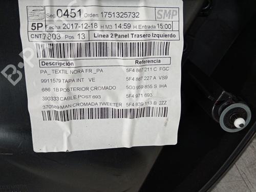 Rear left panel SEAT LEON (5F1) | BP32474027C60