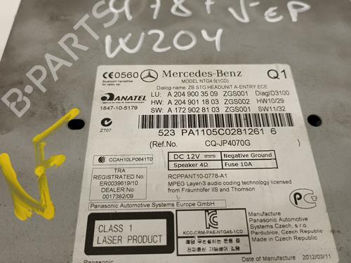 Electronic module MERCEDES-BENZ C-CLASS (W204)  | BP16776889M83