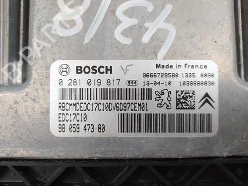 Engine control unit (ECU) CITROËN BERLINGO Box Body/MPV (B9)  | BP5950088M57 