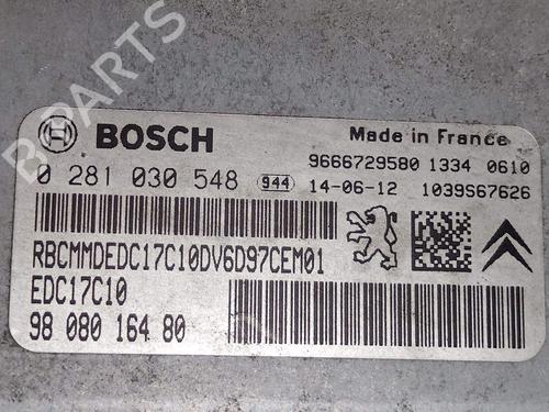 Engine control unit (ECU) CITROËN C4 CACTUS 1.6 HDi 90 | BP36700237M57 - Image 2
