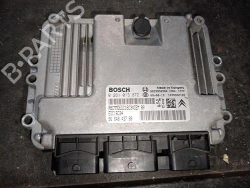 Engine control unit (ECU) CITROËN BERLINGO MULTISPACE (B9) 1.6 HDi 110 9664843780 | 9653958980 | 0281013872