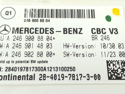 Electronic module MERCEDES-BENZ B-CLASS Sports Tourer (W246, W242) B 200 CDI / d (246.208) | BP12255076M83 
