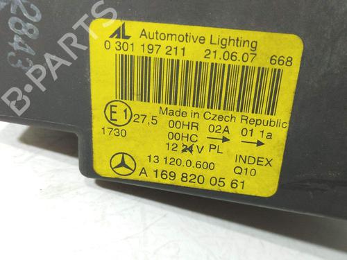 Left headlight MERCEDES-BENZ A-CLASS (W169) A 160 CDI (169.006, 169.306) | BP38959514C28 - Image 6