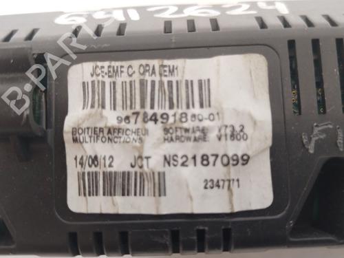 Display monitor PEUGEOT 3008 I MPV (0U_) 2.0 HDi Hybrid4 | BP28725862C48 