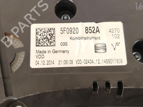 Instrument cluster SEAT LEON (5F1) 1.6 TDI | BP31807621C47 