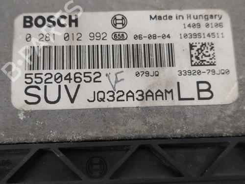 Engine control unit (ECU) FIAT SEDICI (189_) 1.9 D Multijet | BP12529522M57 