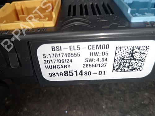 Fuse box CITROËN C4 Picasso II 1.2 THP 130 | BP36667645E1 - Image 3