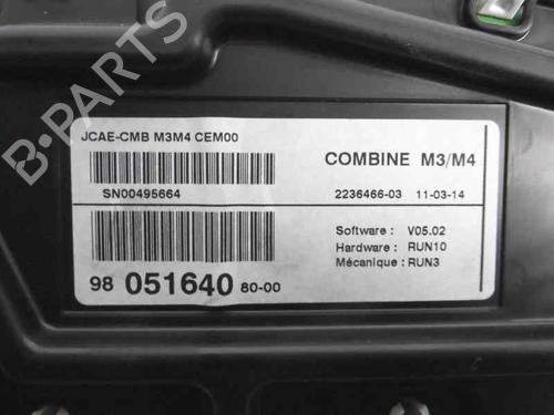 Instrument cluster CITROËN C-ELYSEE (DD_)  | BP1847775C47 