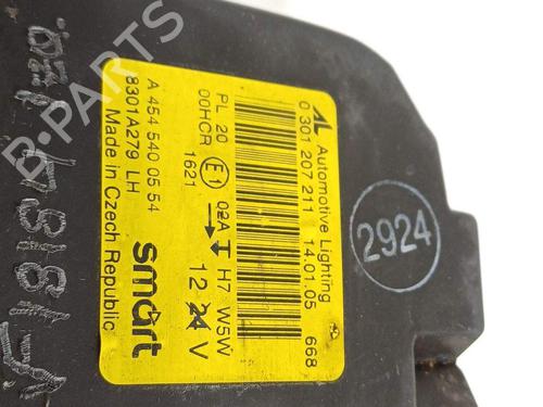 Left headlight SMART FORFOUR (454) 1.5 CDI (454.000) | BP40237181C28 - Image 2