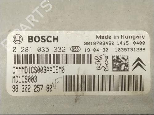 Engine control unit (ECU) CITROËN C3 AIRCROSS II (2R_, 2C_) 1.5 BlueHDi 100 (2CYHYJ) | BP32450019M57