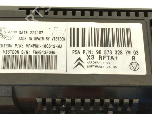 Climate control CITROËN C5 II (RC_)  | BP6547665I5 