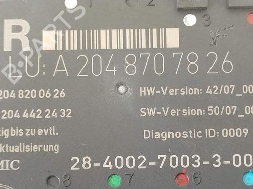 Electronic module MERCEDES-BENZ C-CLASS (W204) C 200 Kompressor (204.041) | BP33436919M83 - Image 4