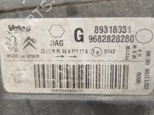 Left headlight CITROËN BERLINGO MULTISPACE (B9) 1.6 HDi 90 | BP27460314C28 