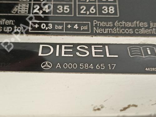 Fuel flap MERCEDES-BENZ A-CLASS (W169) A 200 CDI (169.008, 169.308) | BP15481803C131 