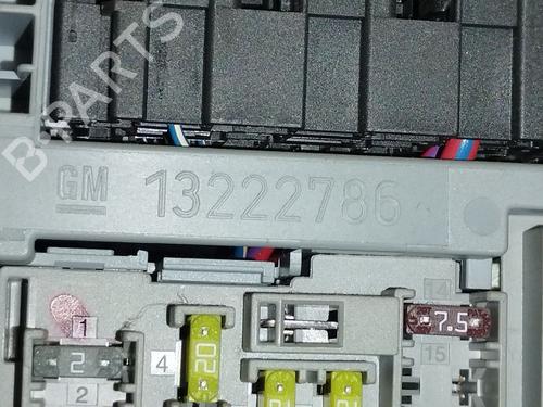 Fuse box OPEL ZAFIRA TOURER C (P12) 1.6 CDTI (75) | BP36561185E1 - Image 2