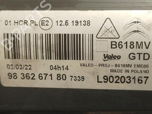 Left headlight CITROËN C3 III (SX) 1.5 BlueHDi 100 (SXYHYP, SXYHTU) | BP33268623C28 - Image 6