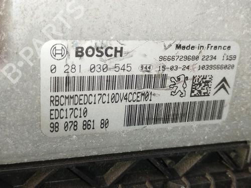 Engine control unit (ECU) CITROËN C3 II (SC_) 1.4 HDi 70 (SC8HZC, SC8HR0, SC8HP4) | BP36392950M57 - Image 2