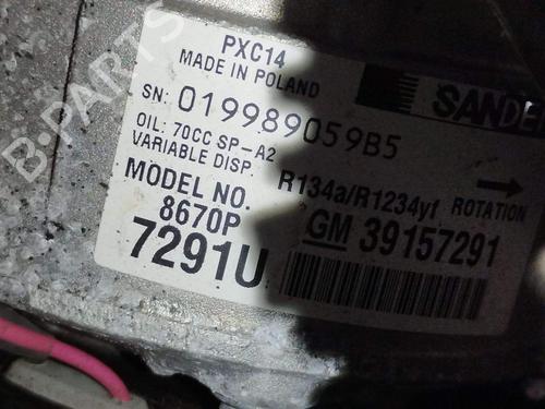 AC compressor OPEL ASTRA K (B16) 1.6 CDTi (68) | BP36304896M34 - Image 2