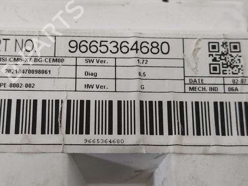 Instrument cluster CITROËN C5 III (RD_)  | BP7756378C47 