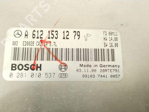 Engine control unit (ECU) MERCEDES-BENZ E-CLASS T-Model (S210) E 270 T CDI (210.216) | BP37407990M57 - Image 4