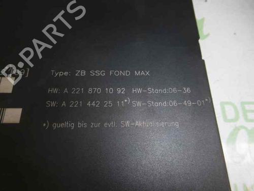 Electronic module MERCEDES-BENZ S-CLASS (W221, V221)  | BP1939014M83 