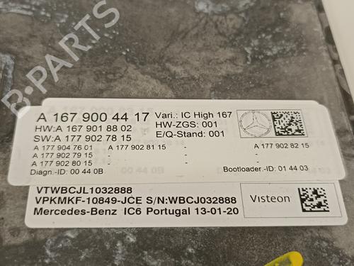 Electronic module MERCEDES-BENZ GLE (V167) GLE 300 d 4-matic (167.119) | BP17662325M83 