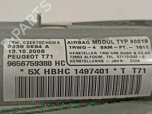 Right curtain airbag PEUGEOT 308 I (4A_, 4C_)  | BP16820507C12 