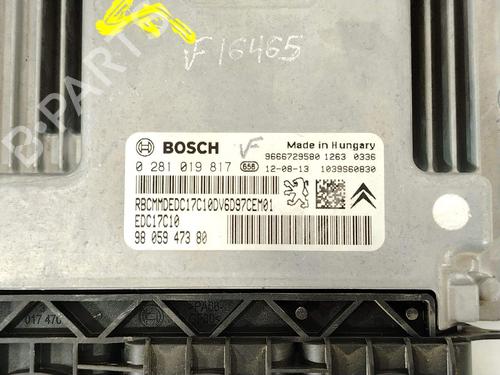 Engine control unit (ECU) CITROËN BERLINGO Box Body/MPV (B9) 1.6 HDi 75 | BP32775474M57 - Image 3