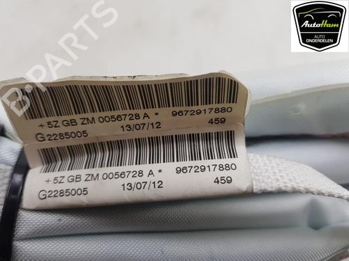 Left curtain airbag PEUGEOT 208 I (CA_, CC_) 1.2 VTI 82 | BP15654136C11 