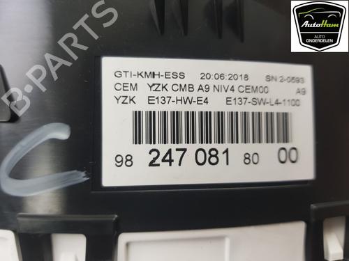 Instrument cluster PEUGEOT 2008 I (CU_) 1.2 THP 130 / PureTech 130 | BP12046796C47
