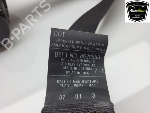 Rear right seatbelt VOLVO V50 (545) 2.0 D | BP21023858I28 