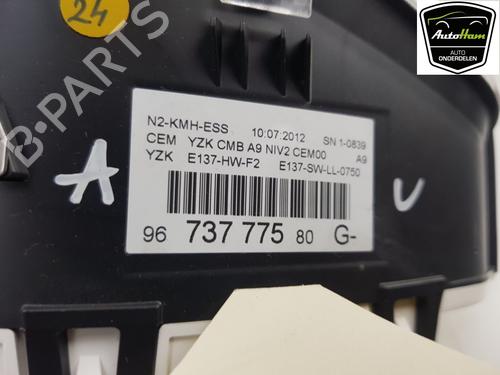 Instrument cluster PEUGEOT 208 I (CA_, CC_) 1.2 VTI 82 | BP15640398C47