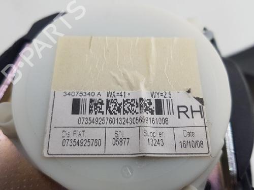 Rear right seatbelt FIAT 500 (312_) 1.2 (312AXA1A) | BP12027678I28 