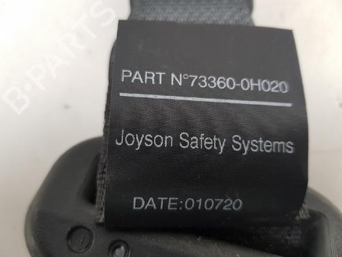 Rear right seatbelt CITROËN C1 II (PA_, PS_) 1.0 VTi 72 | BP12034771I28 