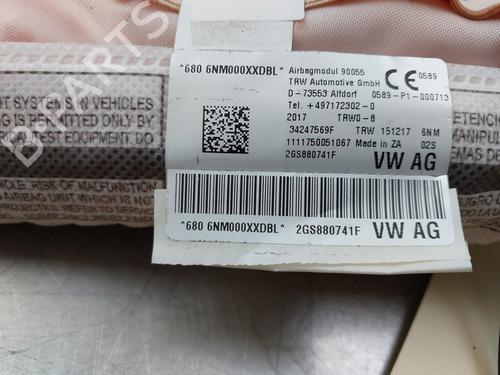 Left curtain airbag VW POLO VI (AW1, BZ1, AE1) 1.0 TSI | BP29713068C11 