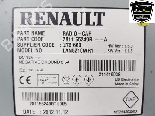 Radio RENAULT CLIO IV (BH_) 0.9 TCe 90 (BHNF, BHMA, BHMH, BHJK, BHJR) | BP13147696E6 