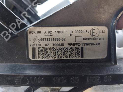 Left headlight CITROËN C3 II (SC_) 1.2 VTi 82 | BP31923349C28