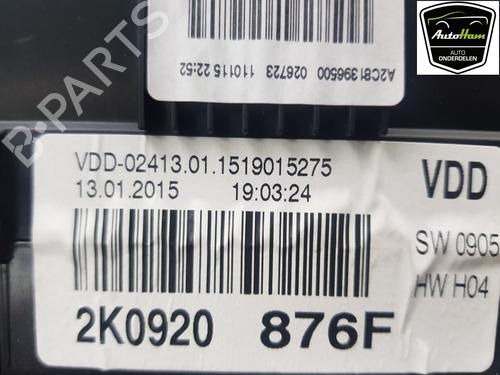 Instrument cluster VW CADDY III Box Body/MPV (2KA, 2KH, 2CA, 2CH) 1.6 TDI | BP13102876C47 