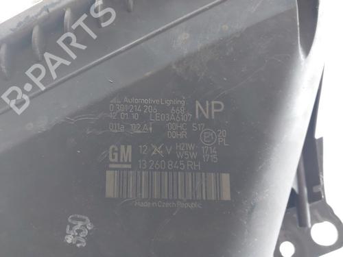 Right headlight OPEL ZAFIRA / ZAFIRA FAMILY B (A05) 1.7 CDTI (M75) | BP29910222C29 