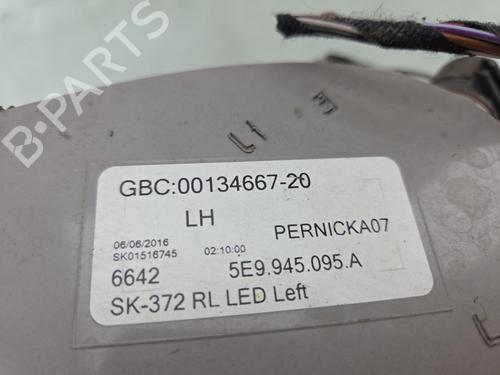 Left taillight SKODA OCTAVIA III Combi (5E5, 5E6) 1.0 TSI | BP31307127C34 