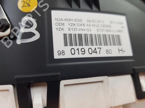 Instrument cluster PEUGEOT 208 I (CA_, CC_) 1.2 VTI 82 | BP24227592C47 
