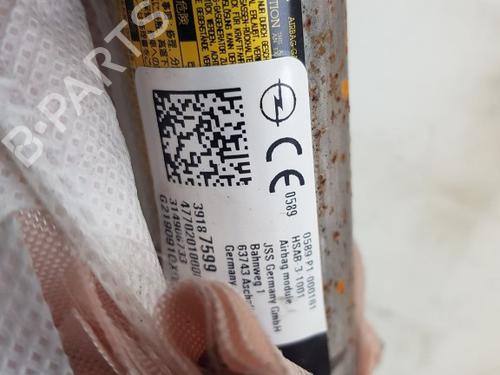 Left curtain airbag OPEL ASTRA K Sports Tourer (B16) 1.4 Turbo (35) | BP29712938C11 