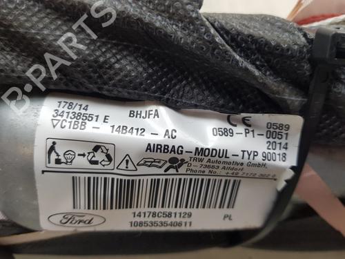 Left curtain airbag FORD FIESTA VI (CB1, CCN) 1.6 TDCi | BP29713092C11 