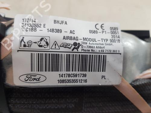 Right curtain airbag FORD FIESTA VI (CB1, CCN) 1.6 TDCi | BP29713091C12 