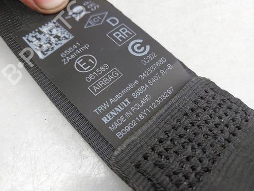 Front right seatbelt RENAULT TWINGO III (BCM_, BCA_) 1.0 SCe 70 | BP38534583I25 - Image 3