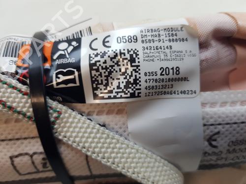 Left curtain airbag OPEL CROSSLAND X / CROSSLAND (P17, P2QO) 1.2 (75) | BP29712990C11 